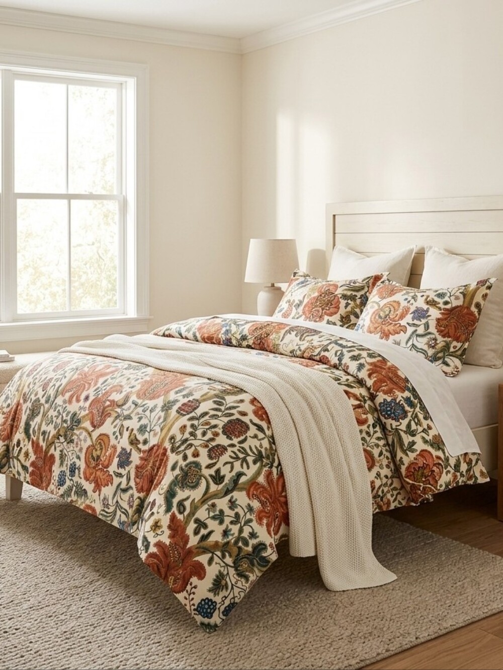 Pottery Barn Eleanor Palampore Full/Queen Duvet & Shams